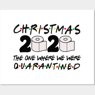 Christmas 2020 The One Where We Were Quarantined Posters and Art